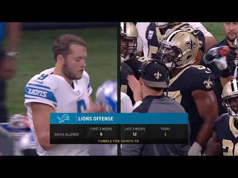 Detroit Lions vs New Orleans Saints 2017 Week 6