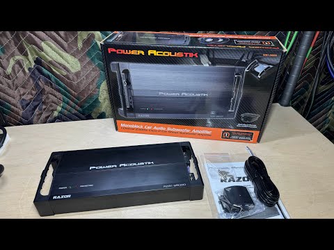 Power Acoustik RZR1-2500D Overview and Amp Dyno