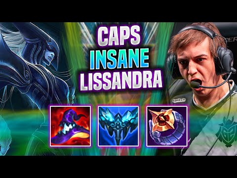 CAPS IS INSANE WITH LISSANDRA! - G2 Caps Plays Lissandra Support vs Ahri! | Season 2022