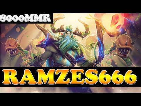 Dota 2 - RAMZES666 8000 MMR Plays Nature Prophet - Ranked Match Gameplay!