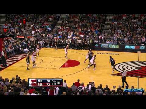 Kevin Love season-high 42pts vs Trail Blazers (03.03.2012)