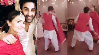 Ranbir Kapoor's crazy dance with Alia Bhatt at his Wedding Reception after Ranbir's Wedding