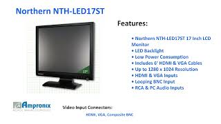 Northern NTH-LED17ST 17 Inch LED Monitor Sales | Service | Repair | Exchange | Replacement