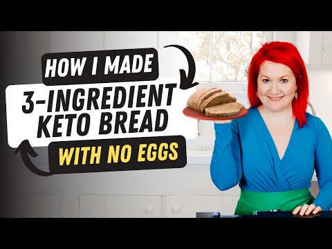 This 3-INGREDIENT Keto Bread is ONLY 3 NET CARBS | How to Make Low Carb Bread WITHOUT EGGS & CHEESE