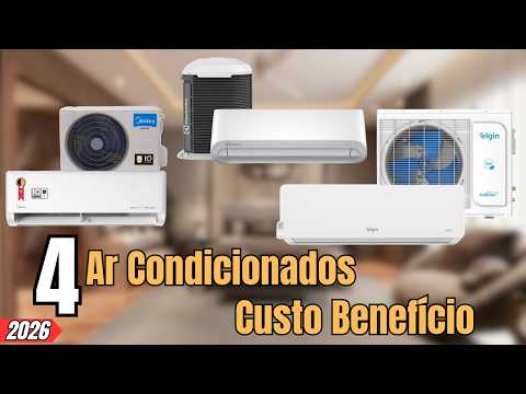 TOP 4 AR CONDICIONADOS 220V Em 2026 | ECONÔMICOS e BARATOS