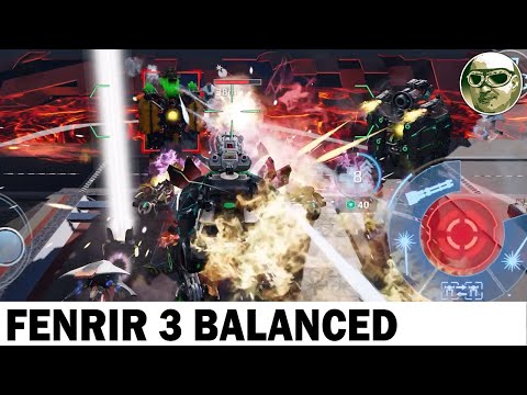 FENRIR 3 BALANCED UNIT MAX GAMEPLAY WAR ROBOTS REMASTERED