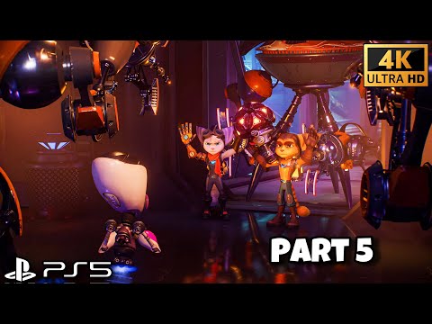 (PS5) RATCHET AND CLANK RIFT APART Walkthrough Gameplay Part 5 [4K 60FPS]