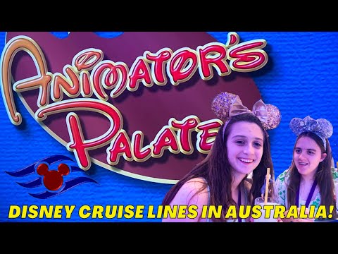 Thumbnail for Disney Wonder restaurants - a fun meal at Animator’s Palate restaurant