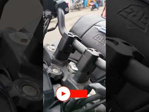 Handle bar riser for all bikes | handlebar height | #shorts #bike #modified