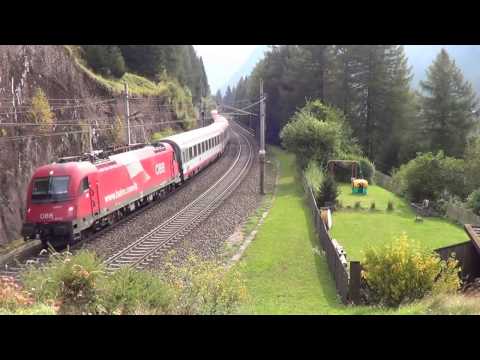 Brennerbahn am 01.10.16 – «Bahnverkehr in Gries am Brenner Teil 1»