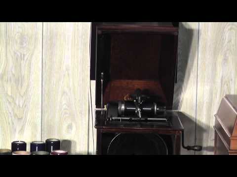 Edison blue amberol cylinder 5057 - Jesse James by Vernon Dalhart & Chorus