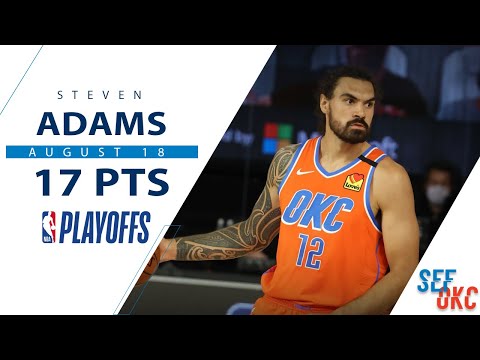 Steven Adams's Full Game 1 Highlights: 17 PTS, 12 REB vs Rockets | 2020 NBA Playoffs - 8.18.20