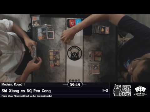20170614 More than Modern Round 1 Jeskai Geist vs RG Tron