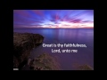 Great Is Thy Faithfulness