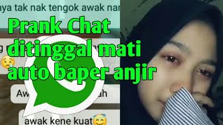 Download lagu Awak jangan nangis ya!!    Prank chat  sedih  auto baper mp3