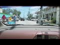Driving around George Town Exuma, The Bahamas