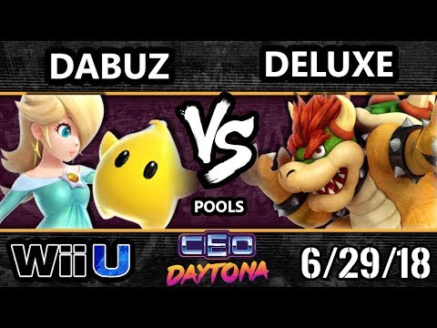 CEO 2018 Smash 4 - GRV | Dabuz (Rosalina) Vs. Deluxemenu (Bowser) Wii U - Pools