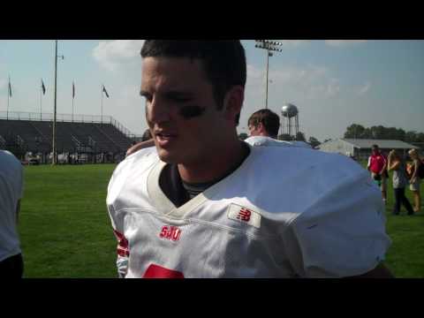 Post-game Interview w/Junior Quarterback Joe Boyle - 2009 at Wis.-River Falls