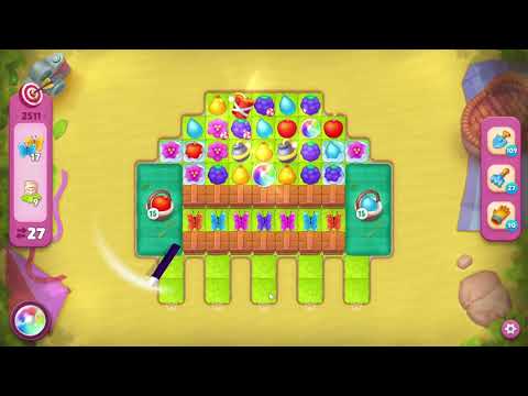 🎯 Gardenscapes 2511 Challenge Level - 27 moves + 💥💥🧨💣