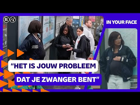 WALGELIJK gedrag naar zwangere dame?! | In Your Face #8 | NPO 3