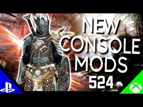 Skyrim Special Edition: ▶️5 BRAND NEW CONSOLE MODS◀️ #524 (PS4/XB1)