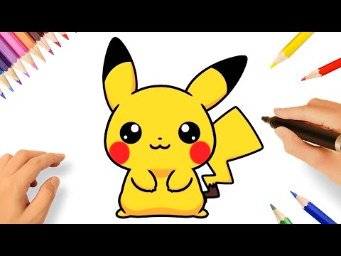COMMENT DESSINER PIKACHU KAWAII FACILEMENT ⚡
