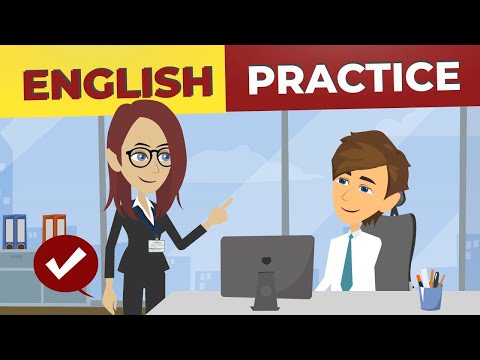 Shadowing English Speaking Practice – Easy English Conversation at the Office 🗣️💼