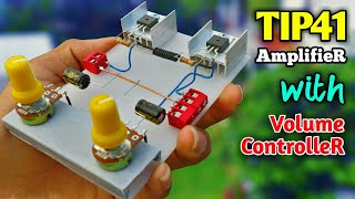 Download lagu DIY Stereo Amplifier Using TIP41 Transistor With Volume Controller mp3