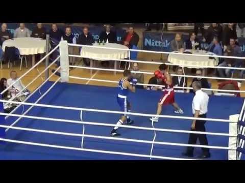 Boxing Zlatna rukavica 2015- 52kg Veljko Gligorić(srb)- Gabrijel Masćunano(esp)