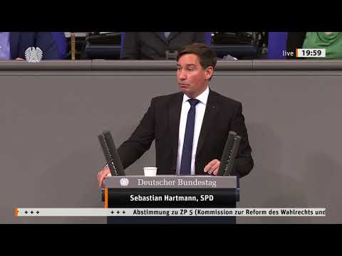 Rede im Bundestag | Reform des Wahlrechts | Sebastian Hartmann MdB