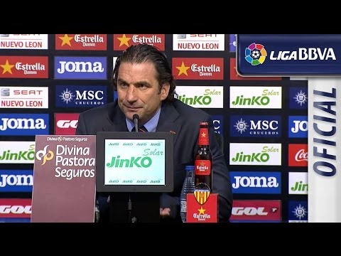 Rueda de Prensa de Pizzi tras el Valencia CF (5-0) Real Betis - HD