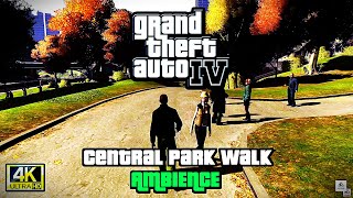"Relaxing GTA 4 Central Park Walk 🌆 | NYC Ambience & City Sounds 🚶🎶"