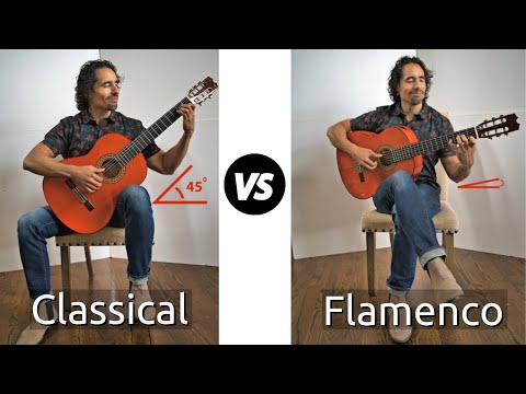 How To Hold The Guitar | Classical vs Flamenco Posture