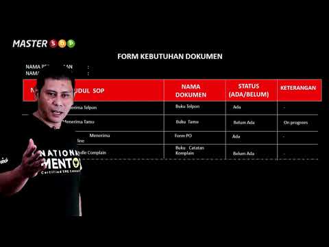 8. Preview Cara Buat Daftar Kebutuhan Dokumen SOP