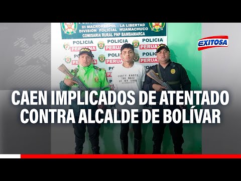 🔴🔵Trujillo: PNP detiene a presuntos implicados en atentado contra alcalde de Bolívar