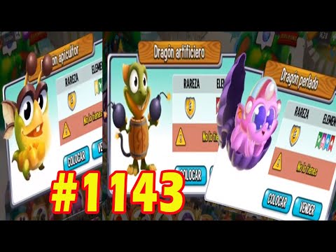 Dragón Apicultor, Dragón Artificiero y Dragón Perlado en Dragon City #1143