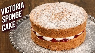 how to make a victoria sponge with plain flour and baking powder
