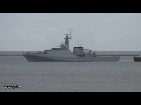 HMS SPEY P234 IN PLYMOUTH SOUND - 7th April 2021