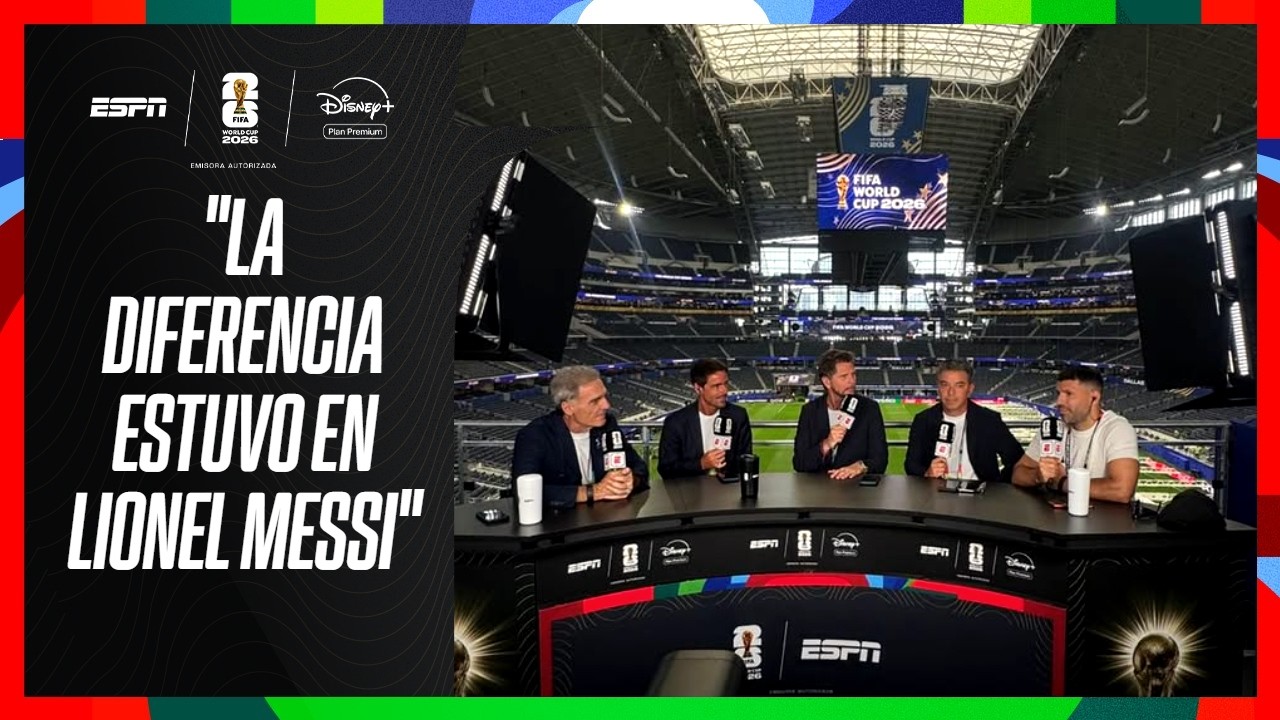 IMPECABLE ANÁLISIS DEL TRIUNFO ARGENTINO DESDE DALLAS | #ESPNMundial