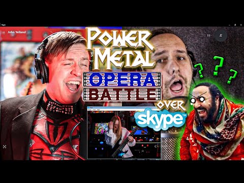 POWER METAL OPERA BATTLE over Skype (w/John Yelland) - La Donna E Mobile from Rigoletto