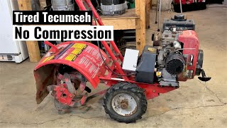 Tired Tecumseh Troy-Bilt Tuffy Tiller - No Compression