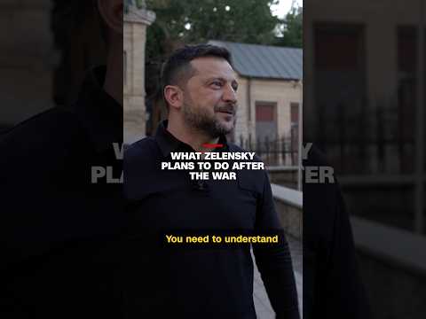 CNN asks Zelensky about after-war plans and his kids