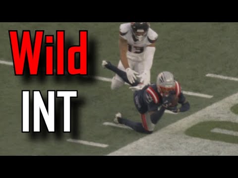 Missed throw by CJ Stroud leads to athletic INT | New England Patriots Vs Houston Texans