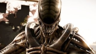 Mortal Kombat X - Alien Klassic Ladder Walkthrough and Ending (Acidic)