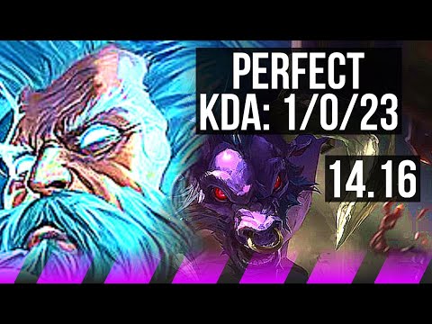 ZILEAN & Ashe vs ALISTAR & Ezreal (SUP) | 1/0/23 | EUW Diamond | 14.16