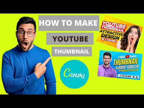 how to Make Thumbnail for YouTube Videos(2022) @Design with Canva