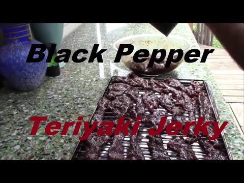 My All time favorite Jerky recipe, Black pepper...
