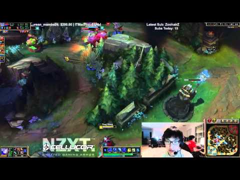 Doublelift vs Sneaky - Ashe vs Jinx ADC - League of Legends Gameplay