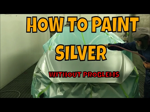 PPG paint- HOW-TO-PAINT SILVER PERFECTLY