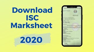 How To Download ISC Marksheet from Digi Locker | 2020 | Class 12